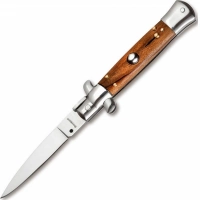 Автоматический складной нож нож Magnum Sicilian Needle Olive Wood, сталь 440A, рукоять дерево, 01MB279 купить в 