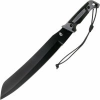 Мачете Gerber — Gator Golok Machete, сталь 65MN Carbon Steel Black Finish, рукоять ударопрочный пластик купить в 